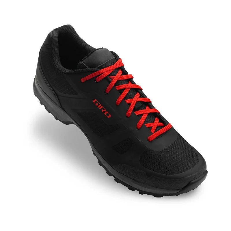 Giro Men's Gauge MTB Shoes | Black Bright Red