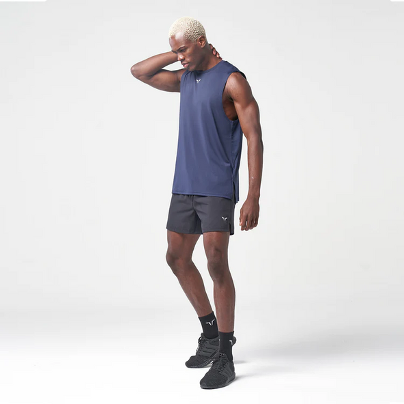 Essential Gym Tank - Navy