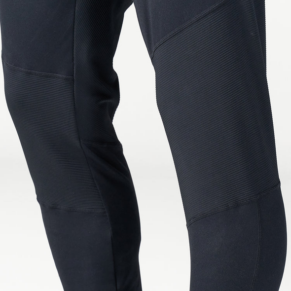 Statement Ribbed Joggers Reimagined - Black