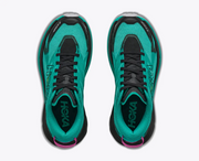 HOKA Mafate 5 Women's Trail Running Shoes in Black / Electric Aqua - product view 2