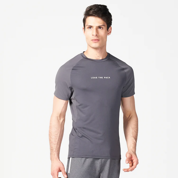 Statement Ribbed Tech Tee