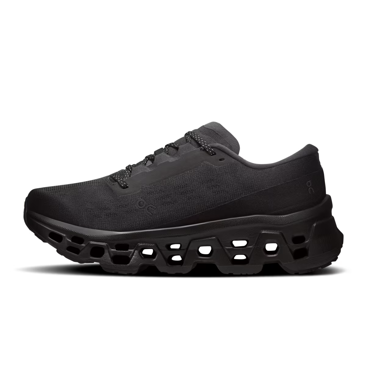 Women's On Cloudmonster 3 running shoe in Black Black - product view 4