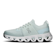 On Cloudswift 4 women's Surf | White running shoe, opposite side profile showing breathable upper and CloudTec midsole