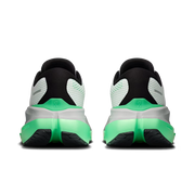 Rear heel view of men's On Cloudrunner 3 Max running shoes in White | Verdite.