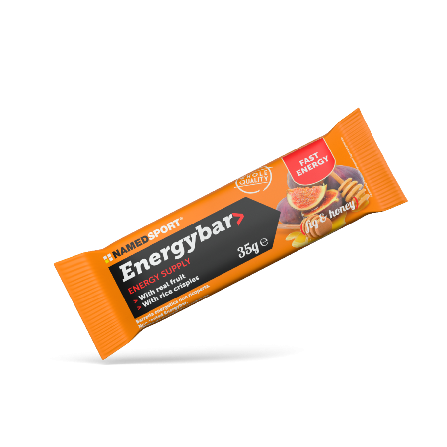 NamedSport EnergyBar Fig & Honey 35g | Natural Carb Bar for Endurance