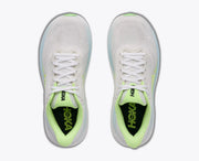 Women's Hoka Clifton 11 in Frost/Neon Yuzu — Top view