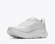 Women's Hoka Clifton 11 in White / White — left side view