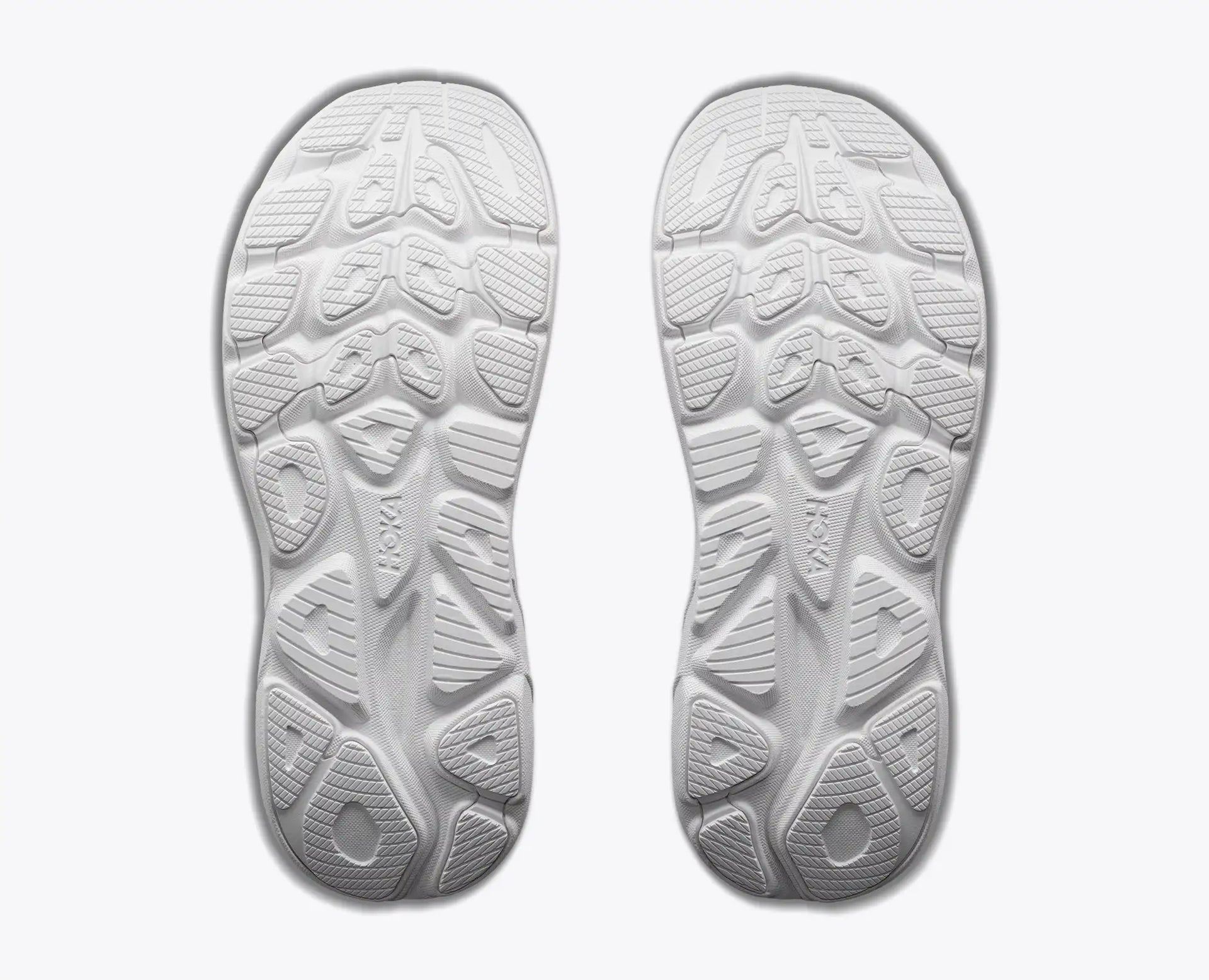 Women's Hoka Clifton 11 in White / White — sole view