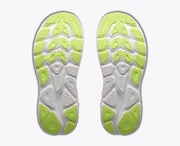 Women's Hoka Clifton 11 in Tangerine Glow / White — sole view