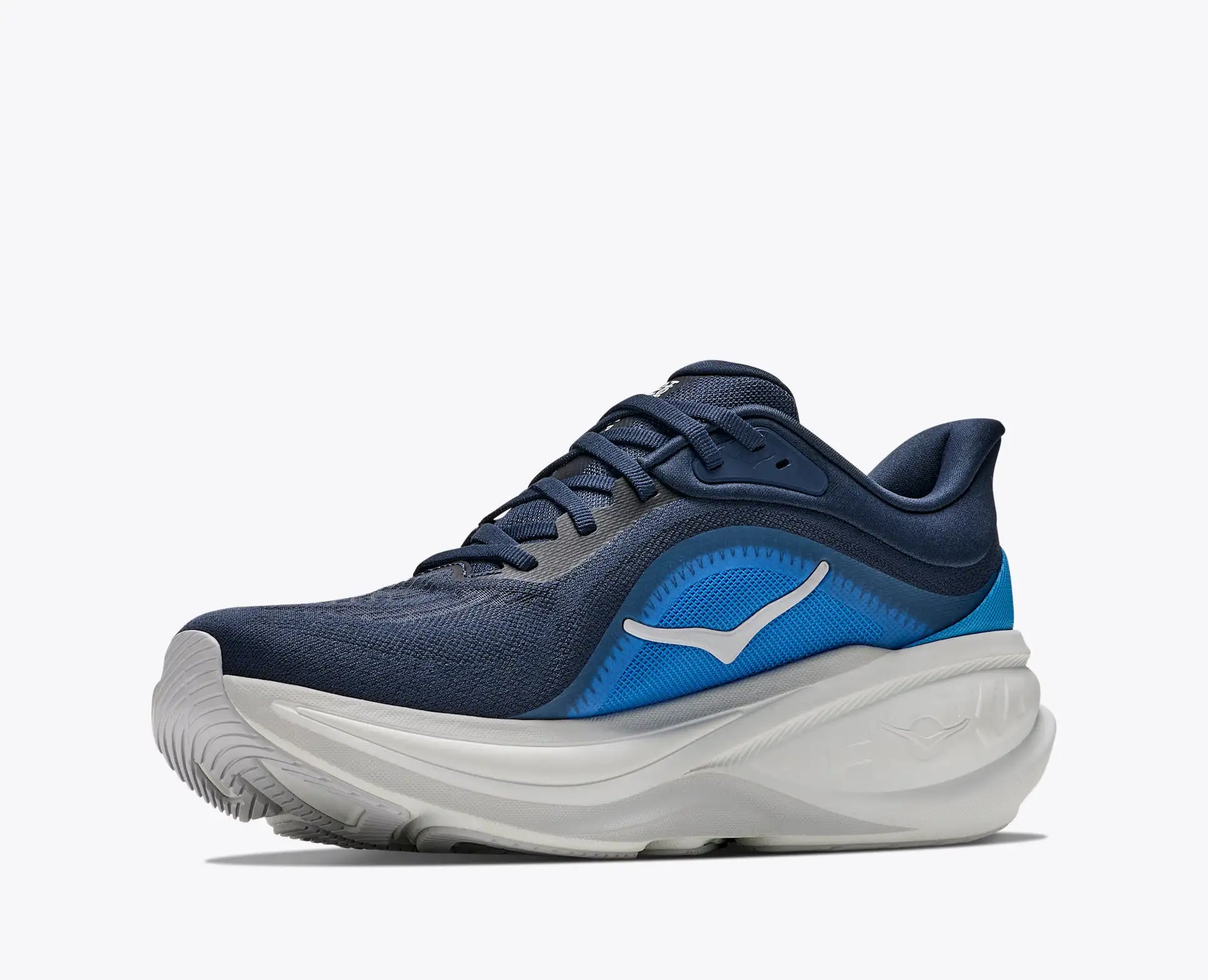 HOKA Clifton Pro Wide Men's Shoe — left View showing MetaRocker™ geometry and engineered mesh upper
