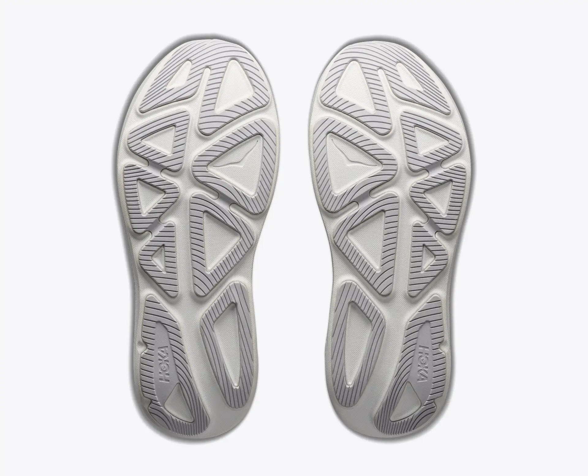 HOKA Clifton Pro Wide Men's Shoe — bottom View showing MetaRocker™ geometry and engineered mesh upper
