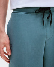 On Focus Tech Men’s Sweatpants Agave - waistband and drawcord detail