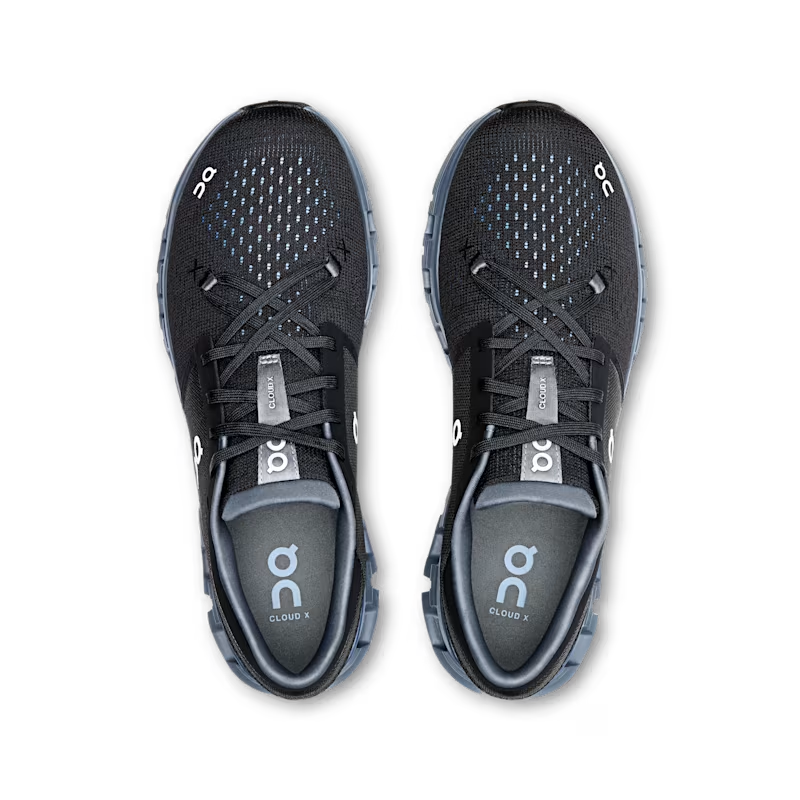 Men's On Cloud X 4 Black Chambray Training Shoe - Xciter Sports South Africa