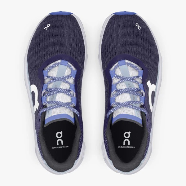 Women On Cloudmonster Acai Lavender Running Shoes Xciter Sports