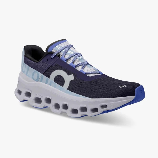 Women On Cloudmonster Acai Lavender Running Shoes Xciter Sports