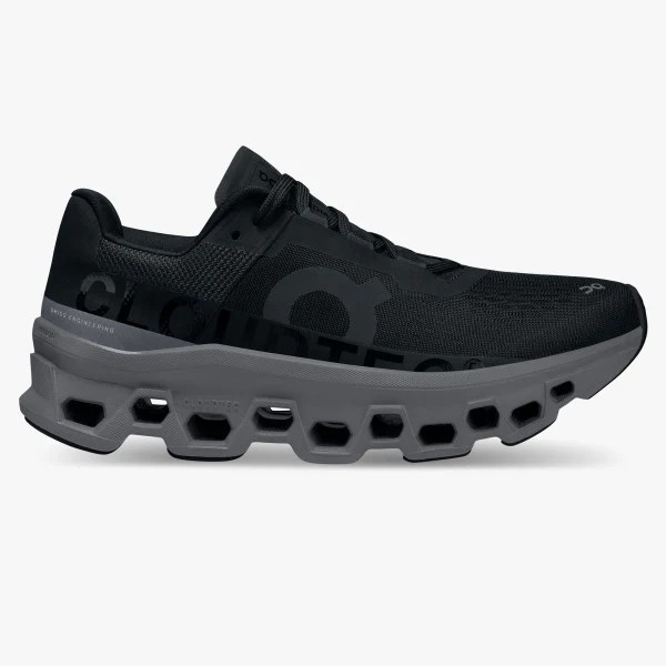Women On Cloudmonster Black Magnet Running Shoes Xciter Sports
