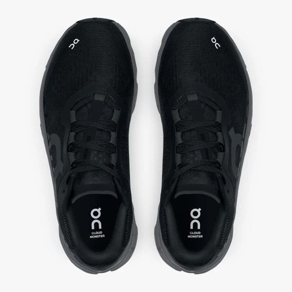 Women On Cloudmonster Black Magnet Running Shoes Xciter Sports