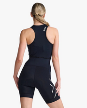 Women's 2XU Core Trisuit Black Sleeveless Xciter Sports