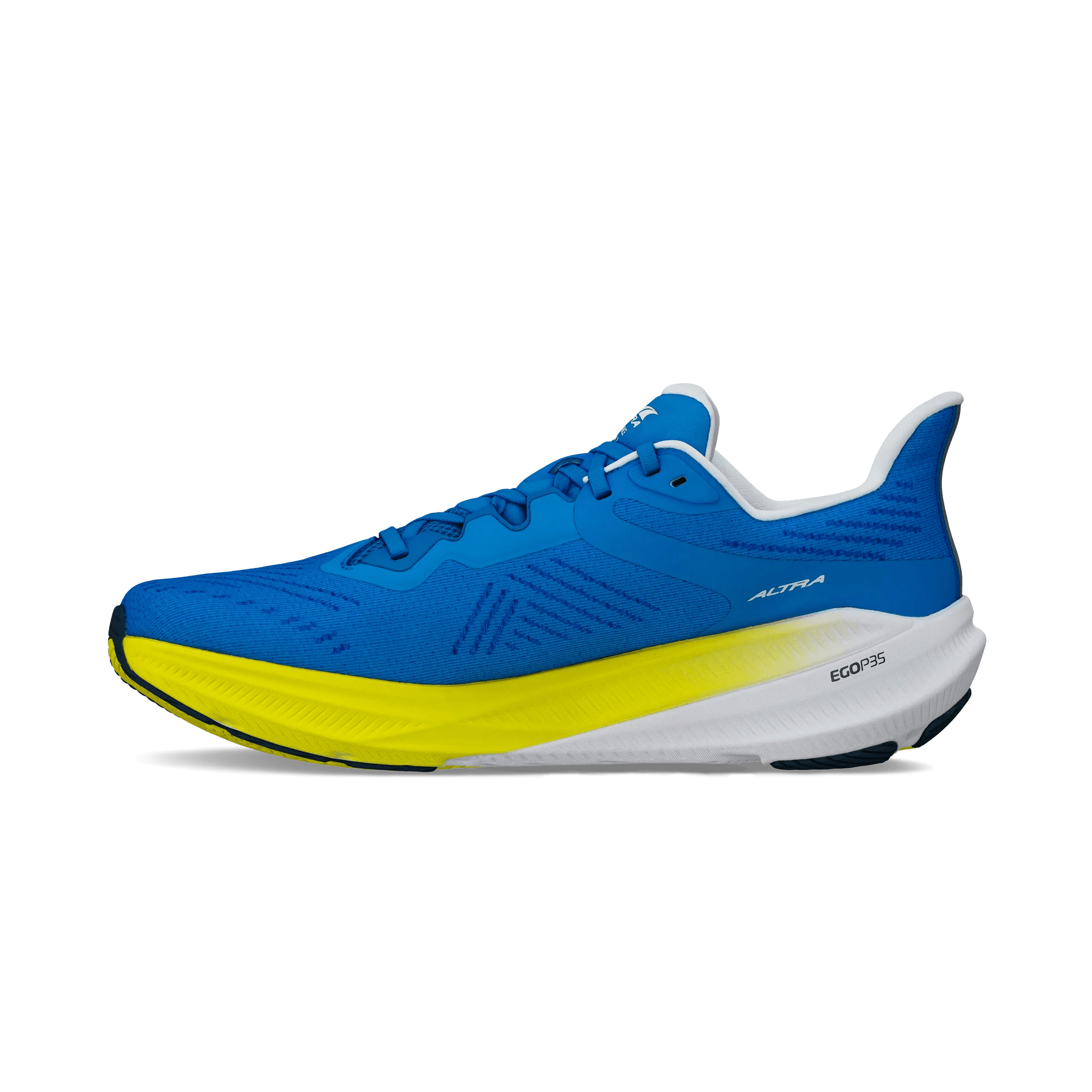 Altra Experience Flow 2 Men’s Running Shoes - Blue Yellow outsole view
