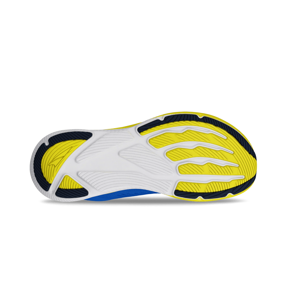 Altra Experience Flow 2 Men’s Running Shoes - Blue Yellow angle view