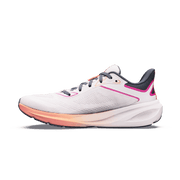 Altra Motiv FLX women's road running shoes in Coconut Cream and Pink Glow.