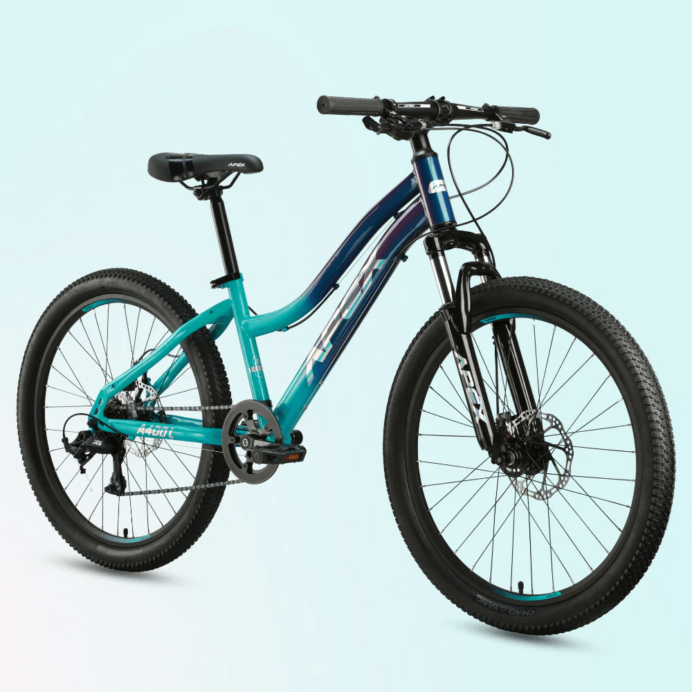 Apex A400 Girl's 24" Alloy Mountain Bike - MTB - Front angle - Xciter Sports