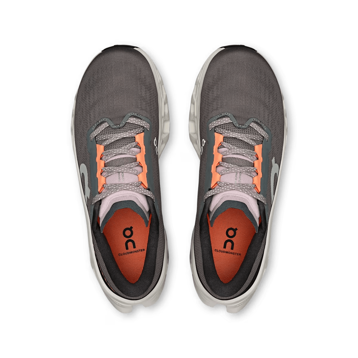 Women's On Cloudmonster 3 running shoe in Eclipse Ivory - product view 2