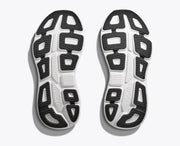 HOKA Bondi 9 Men's Running Shoe - Black/White | Maximum Cushion Road Running - Outer Sole View