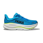HOKA Bondi 9 Men's Running Shoe - Skyward Blue/Hoka Blue | Maximum Cushion Road Running - Side View