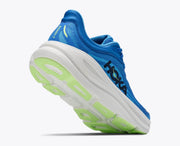 HOKA Bondi 9 Men's Running Shoe - Virtual Blue/Soft Cobalt | Maximum Cushion Road Running - Lifestyle View