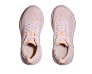 HOKA Bondi 9 Women's Running Shoes - Lilac Cream / Tangerine Glow - View 2
