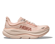 HOKA Bondi 9 Women's Running Shoes - Rose Latte / Rose Cream - View 1