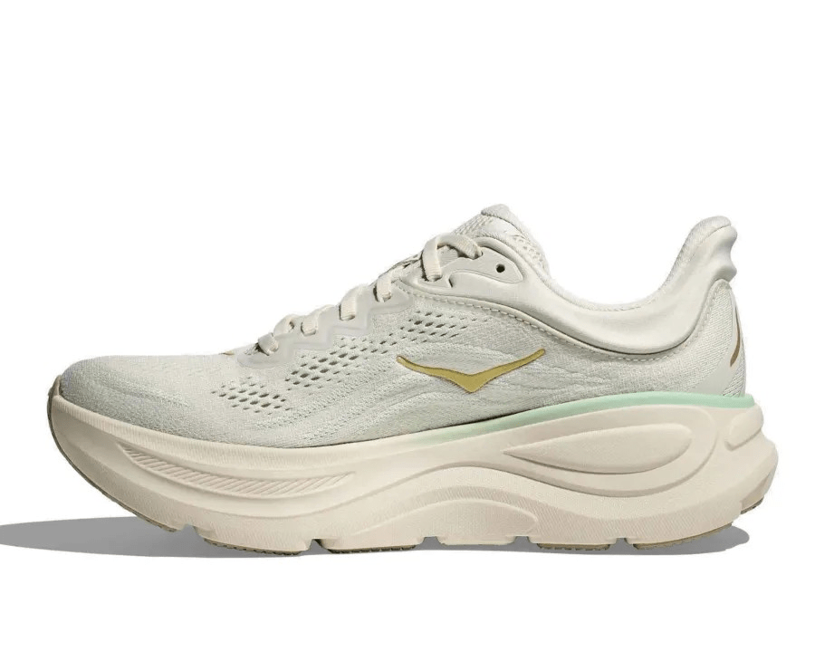 HOKA Bondi 9 Women's Running Shoes - Truffle Salt / Sea Glass - View 4