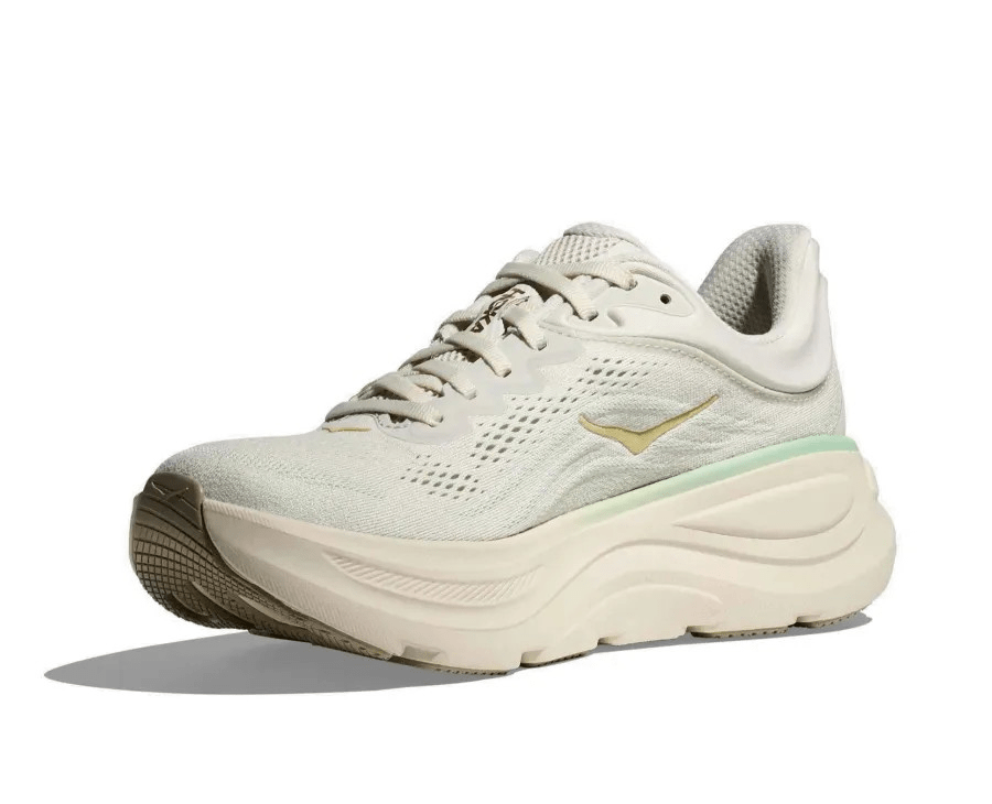 HOKA Bondi 9 Women's Running Shoes - Truffle Salt / Sea Glass - View 6