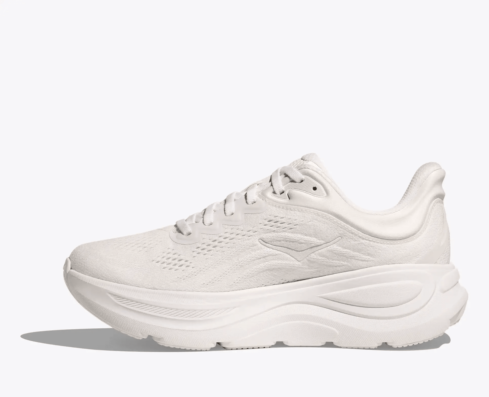 HOKA Bondi 9 Women's Running Shoes - White / White - View 4