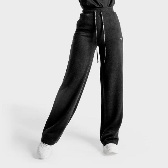 Luxe Wide Leg Pants - Onyx