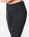 Light Speed Mid Rise Compression Tight | Black - (W)