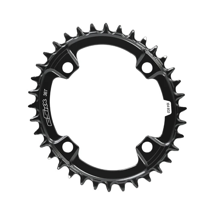 CSIXX TT Chainring 104 BCD | OVAL 36T | Black