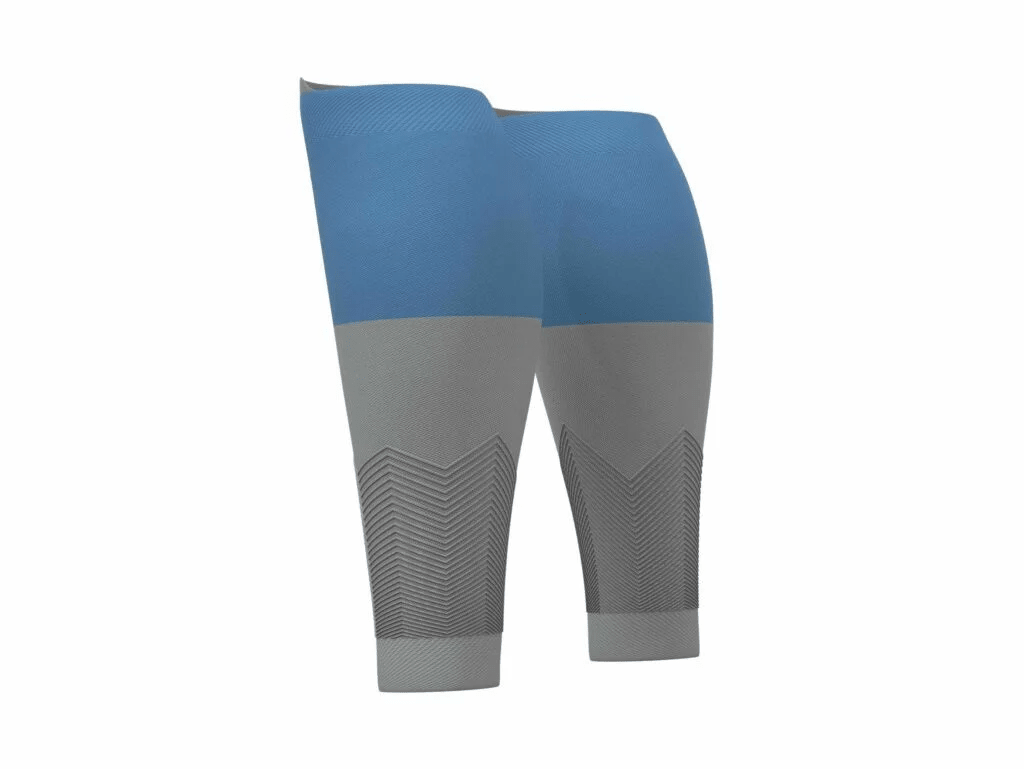 Compressport R2V2 - T2 | Pacific Blue/Alloy | Calf Sleeves