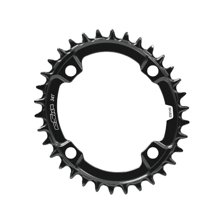 CSIXX TT Chainring 104 BCD | OVAL 34T |Black - 1 - Xciter Sports Apparel