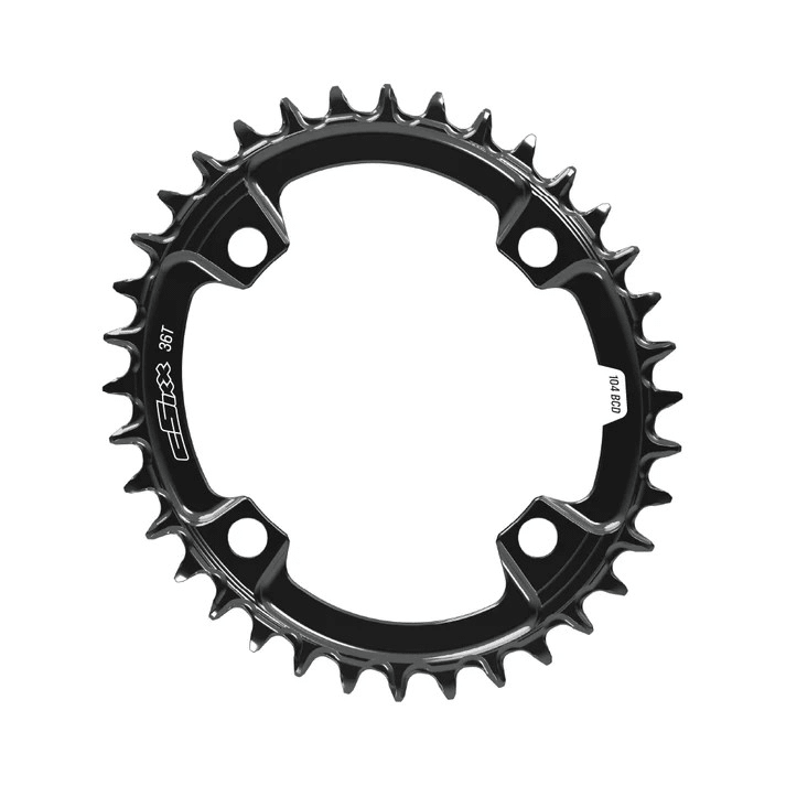 CSIXX TT Chainring 104 BCD | OVAL 36T | Black - 1 - Xciter Sports Apparel