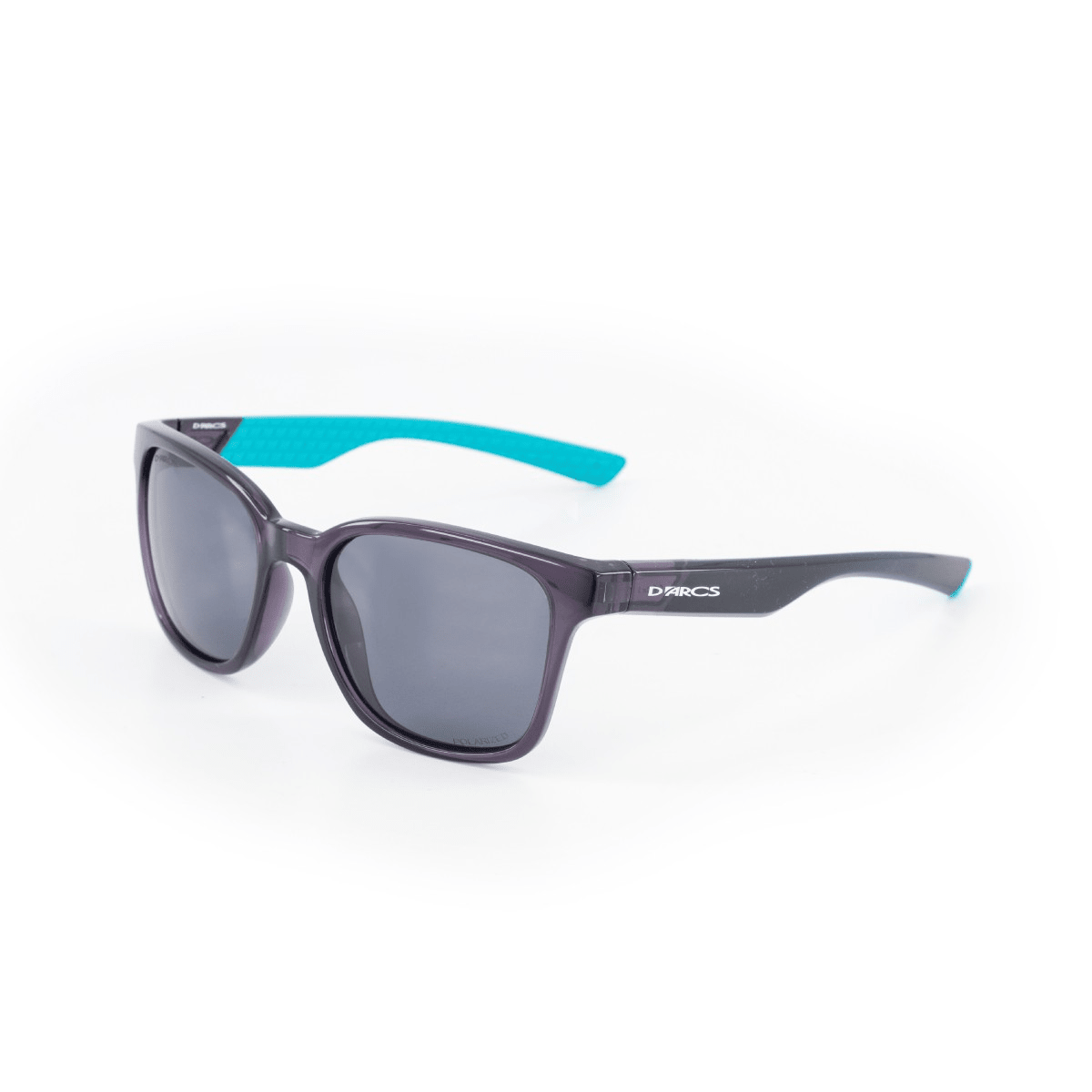 D'Arc Jade Lifestyle Sunglasses – Clear Purple Frame | Polarised Purple Gradient Lens - 1 - Xciter Sports Apparel