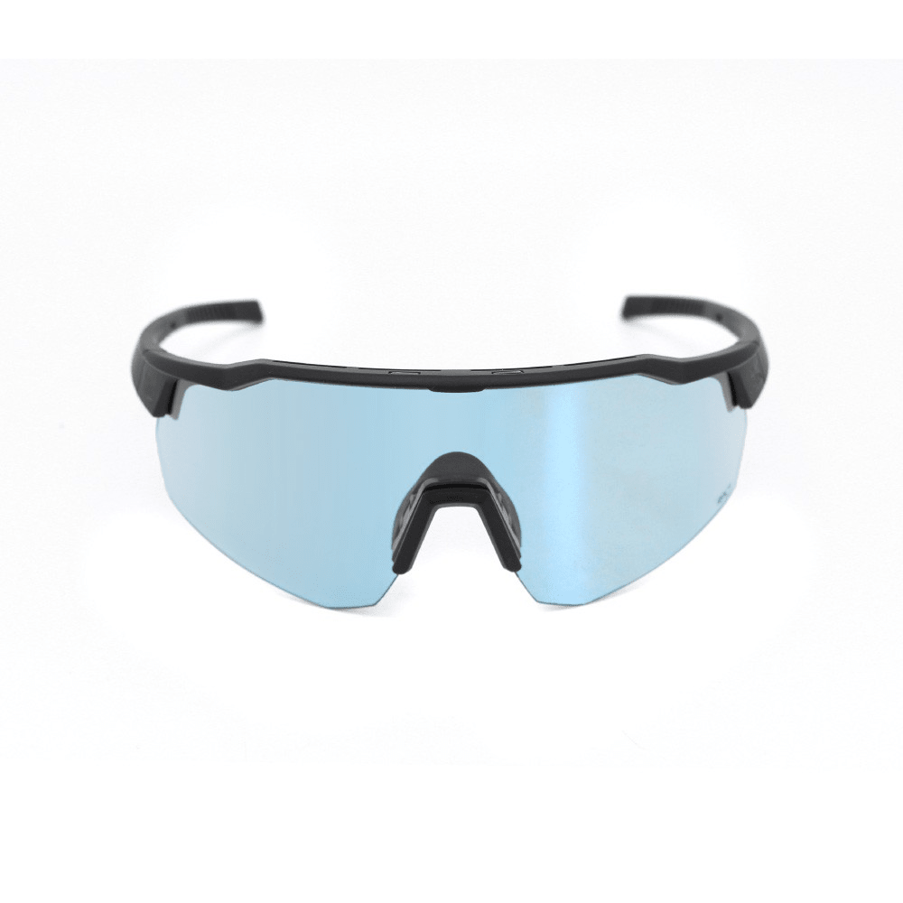 D'Arcs Vantage Sport Sunglasses | Matte Black / Aura HD Ice Blue - 2 - Xciter Sports Apparel