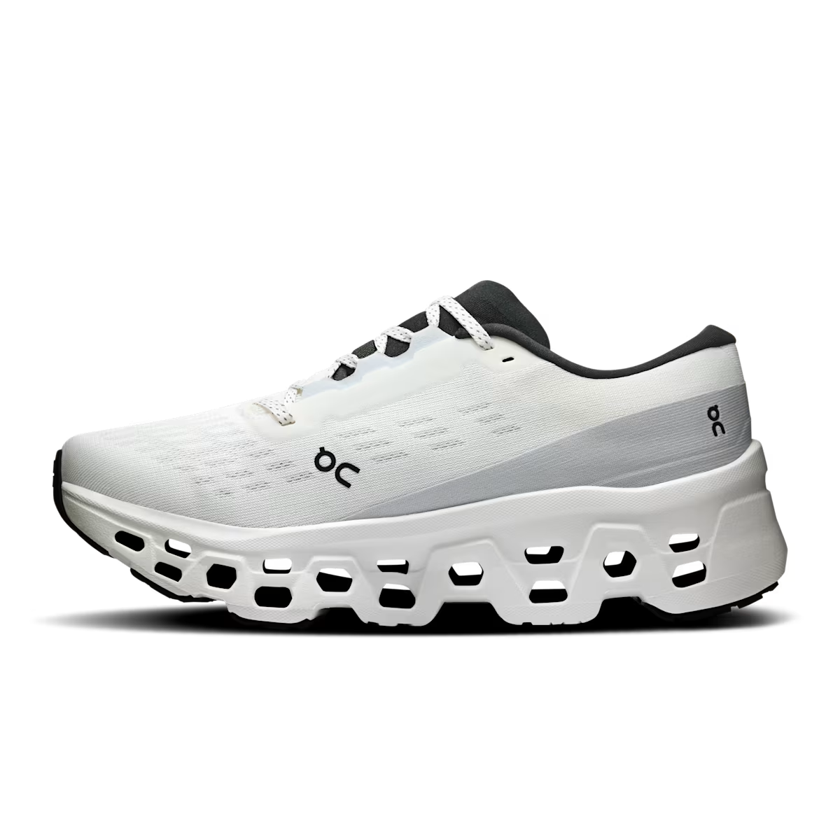 Women's On Cloudmonster 3 running shoe in White White - product view 3