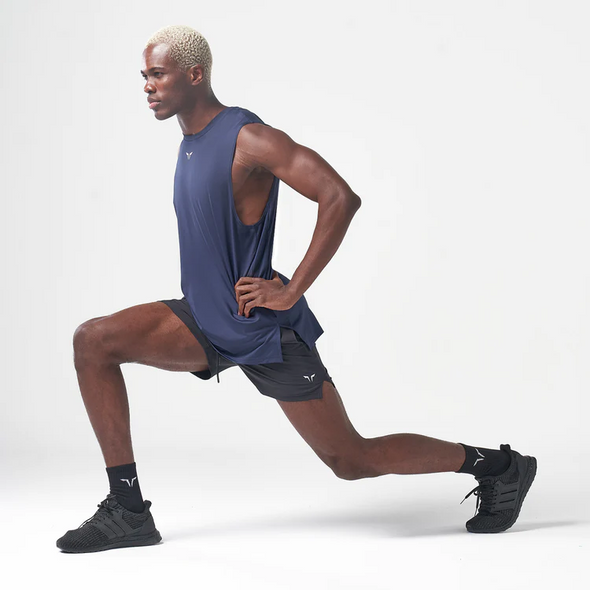 Essential Gym Tank - Navy