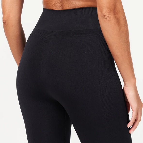 Lab360 Seamless Cuffed Leggings - Black