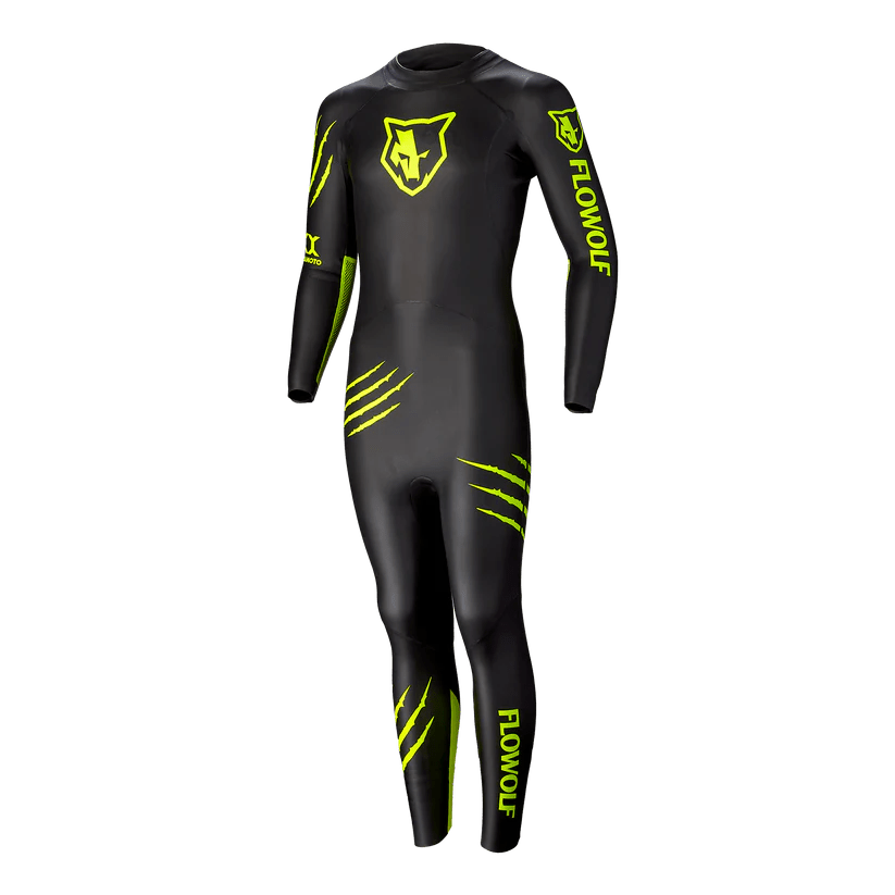 Flowolf FH1 Men's Triathlon Wetsuit | Yamamoto Neoprene - Triathlon Wetsuit - Front view - Xciter Sports