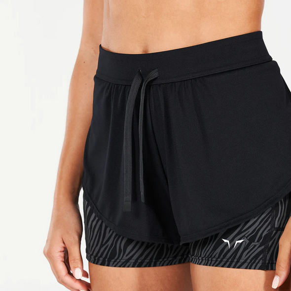 Core 2-in-1 Wild Shorts - Black Charcoal