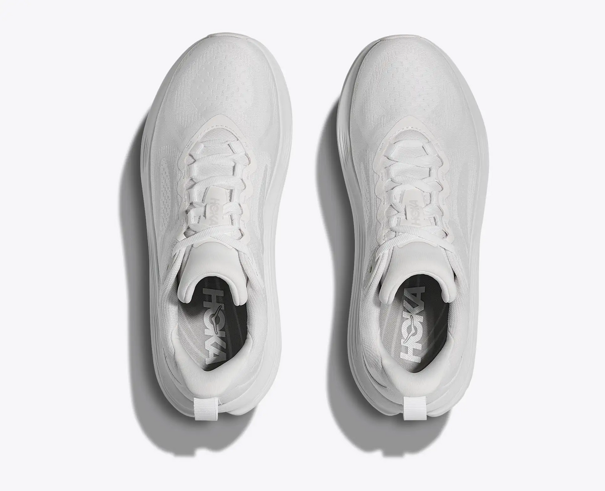HOKA Kawana 3 women's white training shoes top view