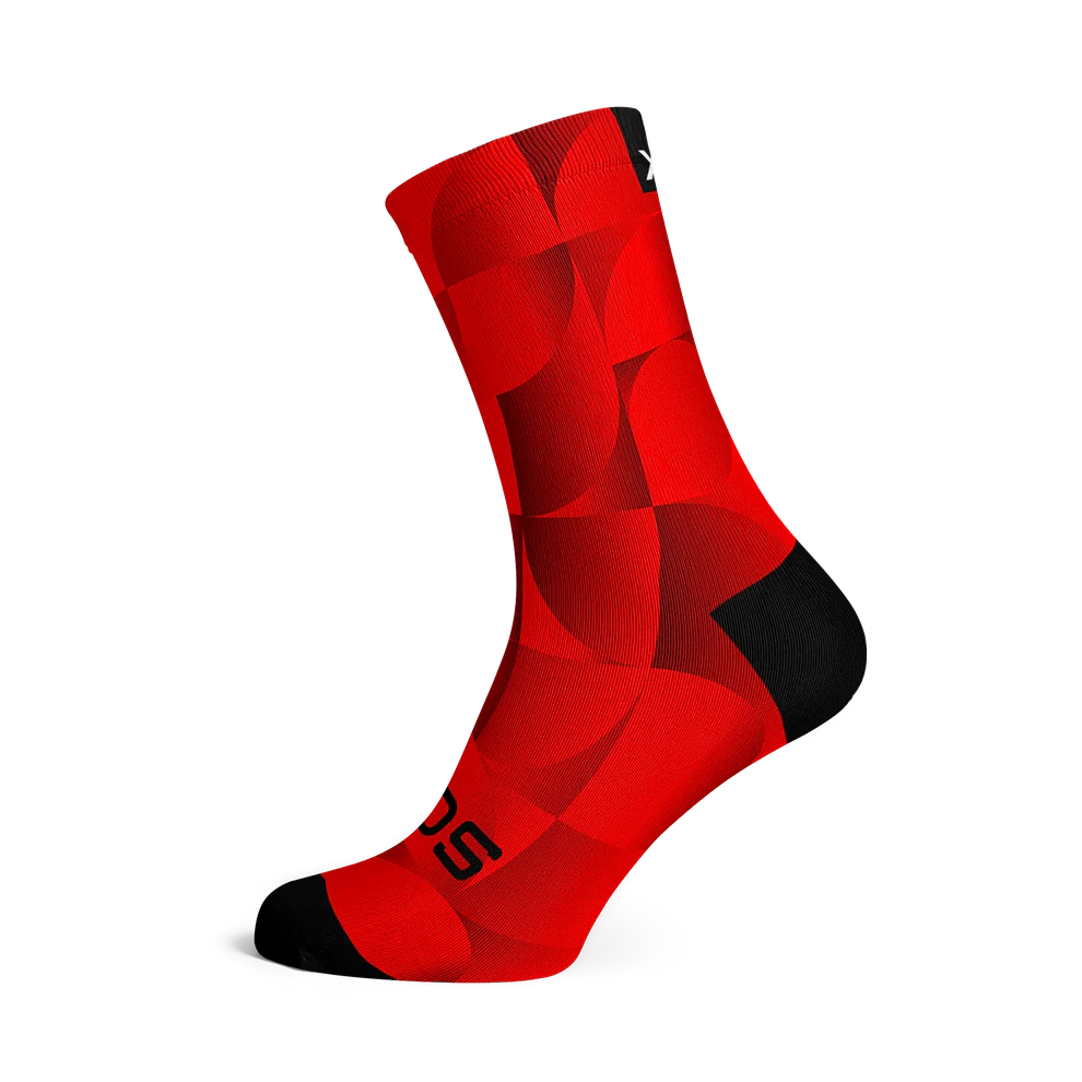 SOX Premium Print Red Socks